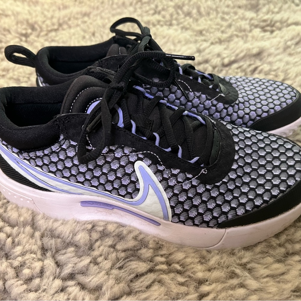 NIKE Court Pro Lavender & Black 7